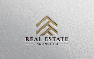 Modern Real Estate Letter M Pro Logo Template