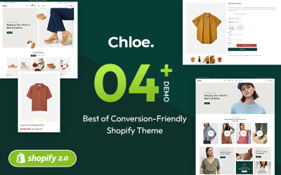 Chloe – Адаптивна тема Shopify 2.0 для одягу та моди