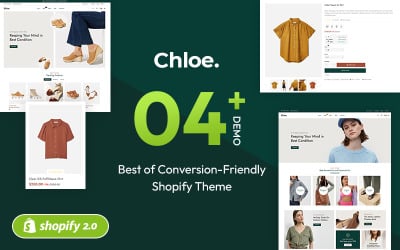 Chloe - Clothing &amp;amp; Fashion Responsive Shopify 2.0 Theme