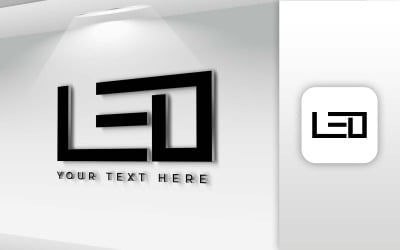Дизайн логотипа LEO Name Letter - Фирменный стиль