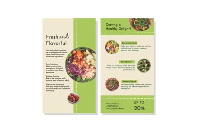 Healthy Salad Social Media Post