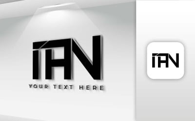 IAN Naam Letter Logo Design - Merkidentiteit