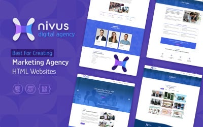 Nivus - Modelo de Site de Agência Digital
