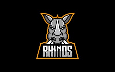 Rhinos E-Sport E Logo Sportivo
