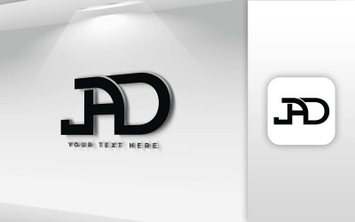 JAD Name Letter Logo Design - Identidad de marca