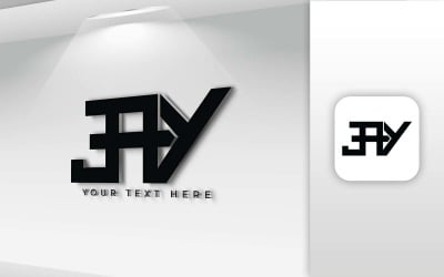 JAY Name Letter Logo Design - Brand Identity