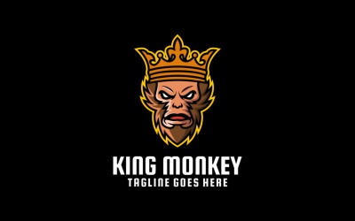 King Monkey E- Sport och Sport logotyp