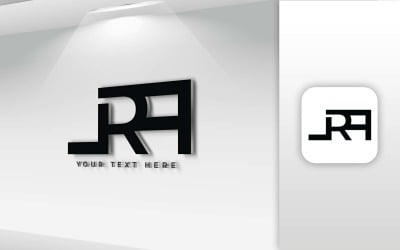 LRA-Namensbuchstaben-Logo-Design – Markenidentität