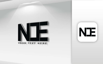 NOE-Namensbuchstaben-Logo-Design – Markenidentität
