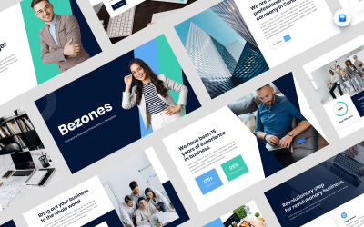 Bezones - 公司业务主题演讲模板