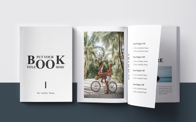 Boklayout Svartvitt