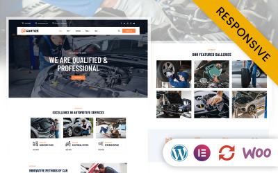 Cartize - Mecânico de Automóveis e Reparo de Carros Tema WordPress Elementor