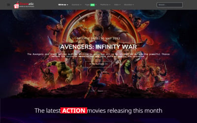 JL Sinematic Film and Movie Studio Joomla6 Template