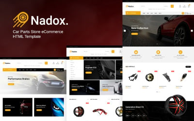 Nadox - 汽车零件商店电子商务 HTML 模板