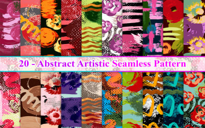 Abstract Artistic Seamless Pattern, Abstract Seamless Pattern
