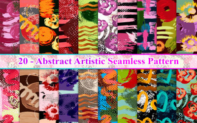 Abstract artistiek naadloos patroon, abstract naadloos patroon