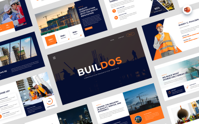 Buildos - Bouw Sjablonen PowerPoint presentatie