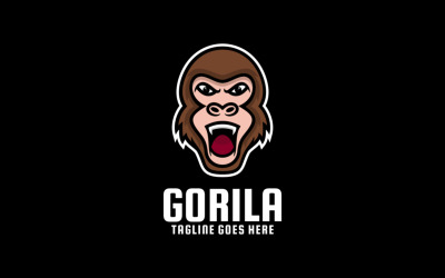 E-sportowe i sportowe logo Gorilla