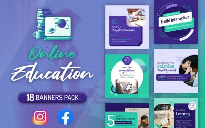 Instagram Banners - Online Learning
