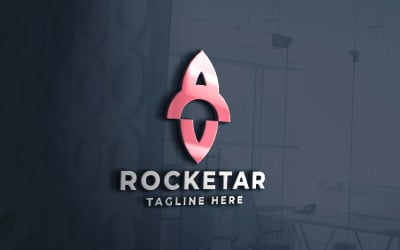 Modello di logo Rocketar Pro