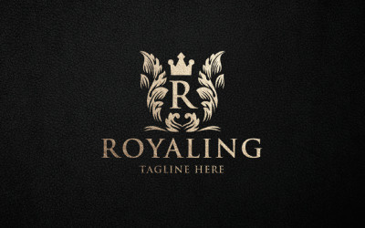 Шаблон логотипу Royaling Letter R Pro