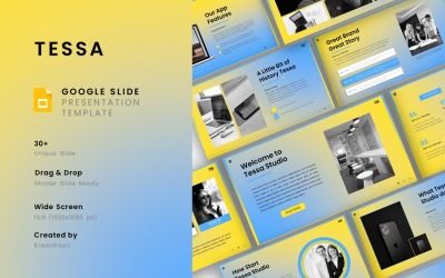 Tessa - Modèle de présentation de diapositives Google