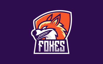 Fox E-Sport и спортивный логотип