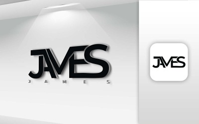 JAMES İsim Harfi Logo Tasarımı - Marka Kimliği