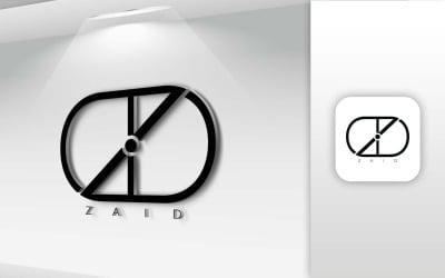 ZAID Name Letter Logo Design - Tożsamość marki