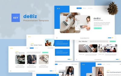 deBiz — szablon prezentacji biznesowej