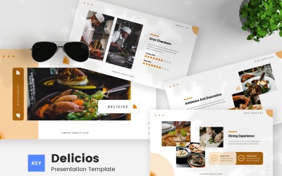 Delicios - Keynote-sjabloon voor restaurants