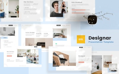 Designar - Modèle Google Slides de design d&amp;#39;intérieur