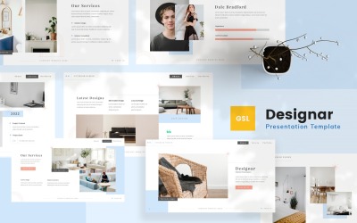 Designar — Szablon prezentacji Google do projektowania wnętrz