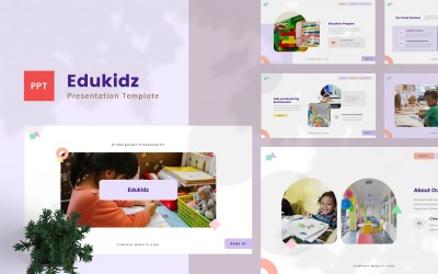 Edukidz — Шаблон Powerpoint для детского сада
