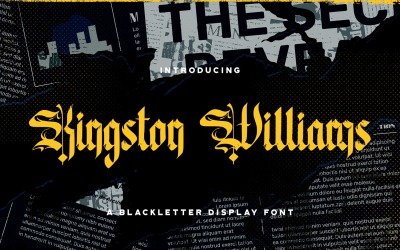 Kingston Williams - Carattere Blackletter