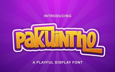 Pakuintho - Lekfull displayfont