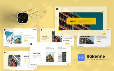 Rakenne – Építőipari Keynote sablon