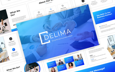 Delima — biznesowy PowerPoint