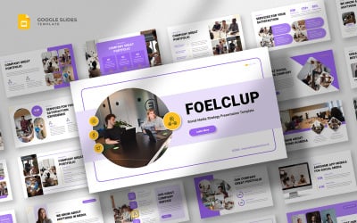 Foelclup – Стратегія соціальних медіа Шаблон Google Slides