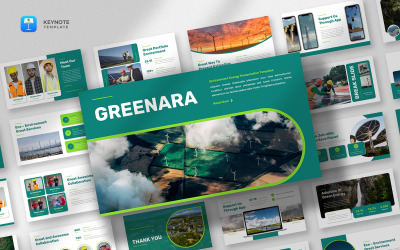 Greenara - 环境主题演讲模板