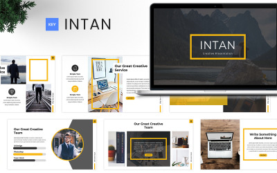 Intan – креативний шаблон Keynote