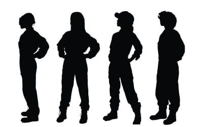 Mechanic woman with anonymous faces