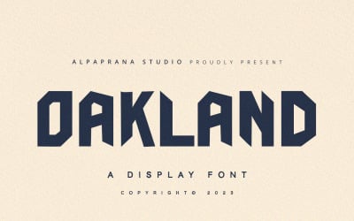 Oakland - Modern Display Font