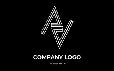 AA dopis - Logo šablona