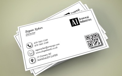 E-cards Modelo de Cartão de Visita - Cartão de Visita