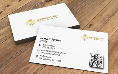 E-cards Template - Fully Editable Professional Business Card