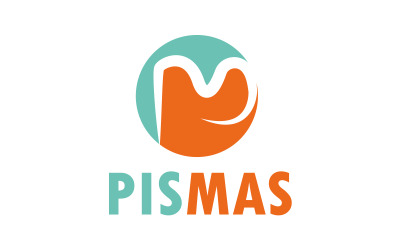 Креативный дизайн логотипа Letter PM