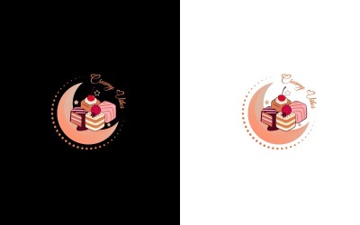Kremalı Vibes Logo Tasarımı | Fırın logosu