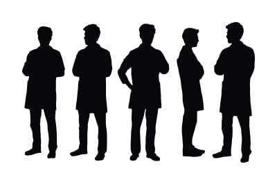 Doctor and surgeon with anonymous faces