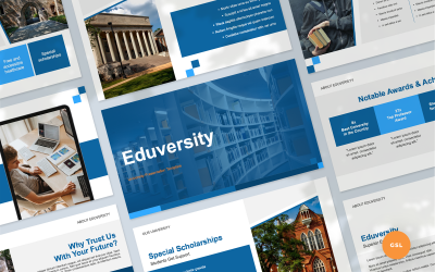 Eduversity - Modèle Google Slides de présentation universitaire